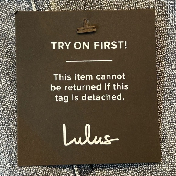 NWT Lulus Charming Edge Light Blue Denim Cutout Mini Dress, Size Small - Picture 13 of 16